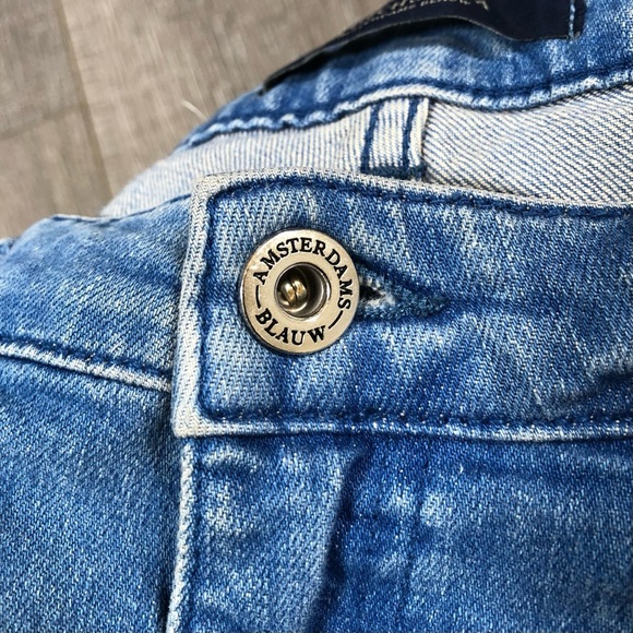 Scotch & Soda Women’s Star Print Embroidered petite Ami Slim Boyfriend Jeans Siz - Picture 16 of 16